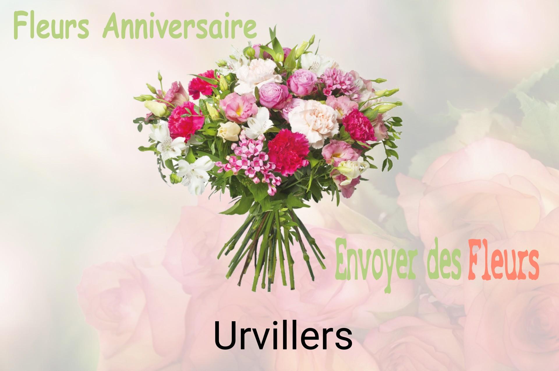 Bouquet de fleurs d’anniversaire livré à Urvillers