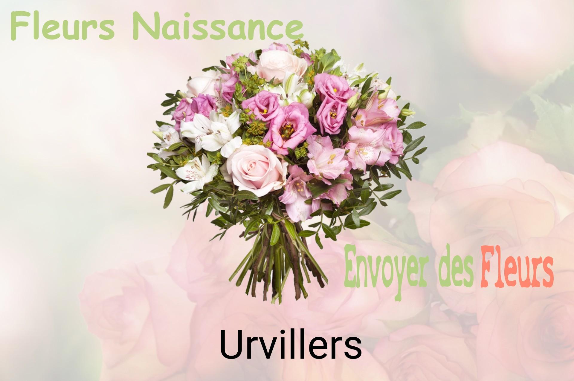 Bouquet de fleurs de naissance livré à Urvillers